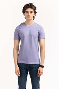 UAE -Lavender Graphic Tee TS-CNSJ23-152