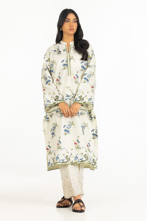 UAE-Lawn Embroidered Shirt And Embroidered Trouser IUSTTS-638