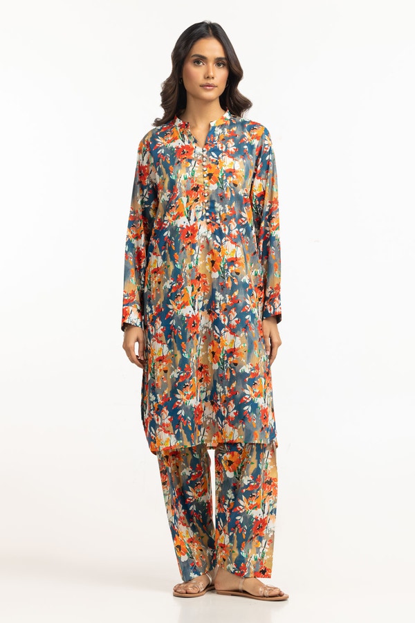 UAE-Lawn Printed Co-Ord Set IUSTTS-632