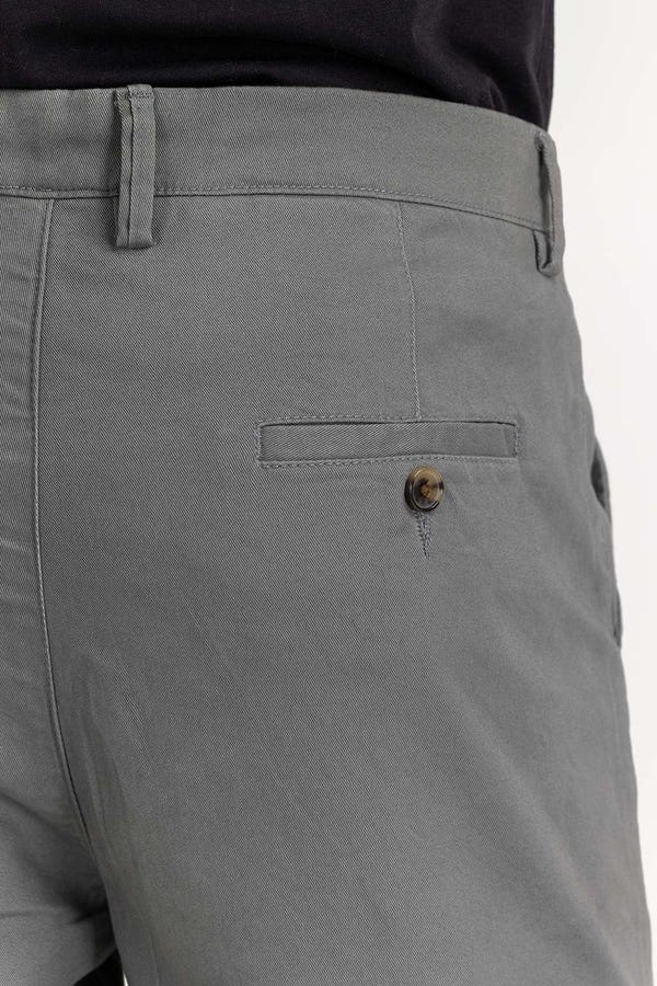 UAE -Light grey Basic Dyed Khaki Pant TR-KHPD22-027