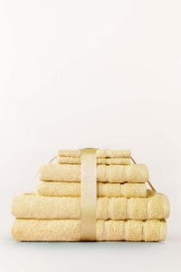 UAE -Lime Combed Towel 6 Pc Set