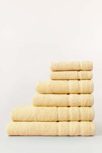UAE -Lime Combed Towel 6 Pc Set