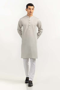 UAE -Lite Green Basic Kurta KR-PLN22-049