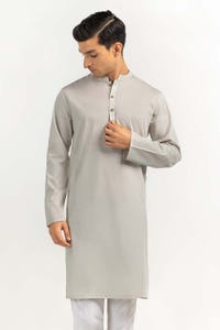 UAE -Lite Green Basic Kurta KR-PLN22-049