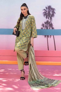 UAE -2PC Lawn Printed Unstitched Suit TL-32080 A