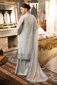 UAE -3PC Embroidered Swiss Voile Unstitched Suit with Embroidered Chiffon Dupatta and Inner LSV-42007