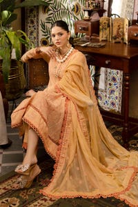 UAE -3PC Embroidered Swiss Voile Unstitched Suit with Embroidered Chiffon Dupatta and Inner LSV-42008