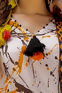 UAE -3 Piece Unstitched Printed Linen Suit LT-42006