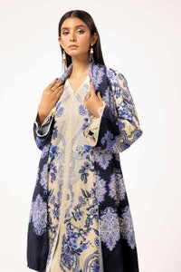 UAE -3 Piece Unstitched Printed Linen Suit LT-42010