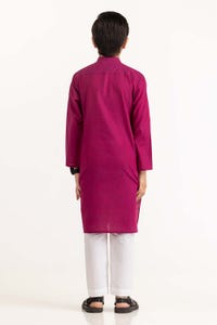UAE -Magenta Embroidered Kurta KR-KEMB22-018