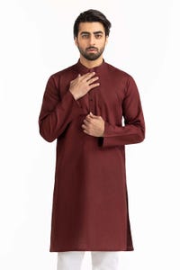 UAE -Maroon Basic Kurta KR-STY22-034
