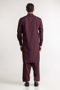 UAE -Maroon Basic Suit SK-P24-008
