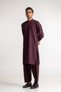 UAE -Maroon Basic Suit SK-P24-008