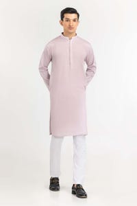 UAE -Mauve Basic Kurta KR-PLN22-101