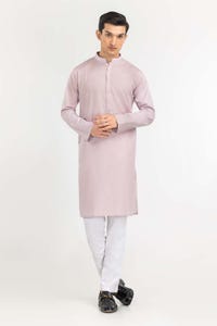 UAE -Mauve Basic Kurta KR-PLN22-101