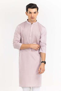 UAE -Mauve Basic Kurta KR-PLN22-101