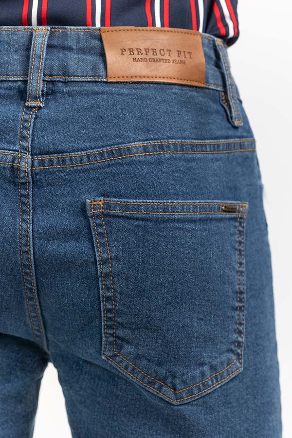 UAE -Med Blue Basic Jeans TR-JNSP22-005