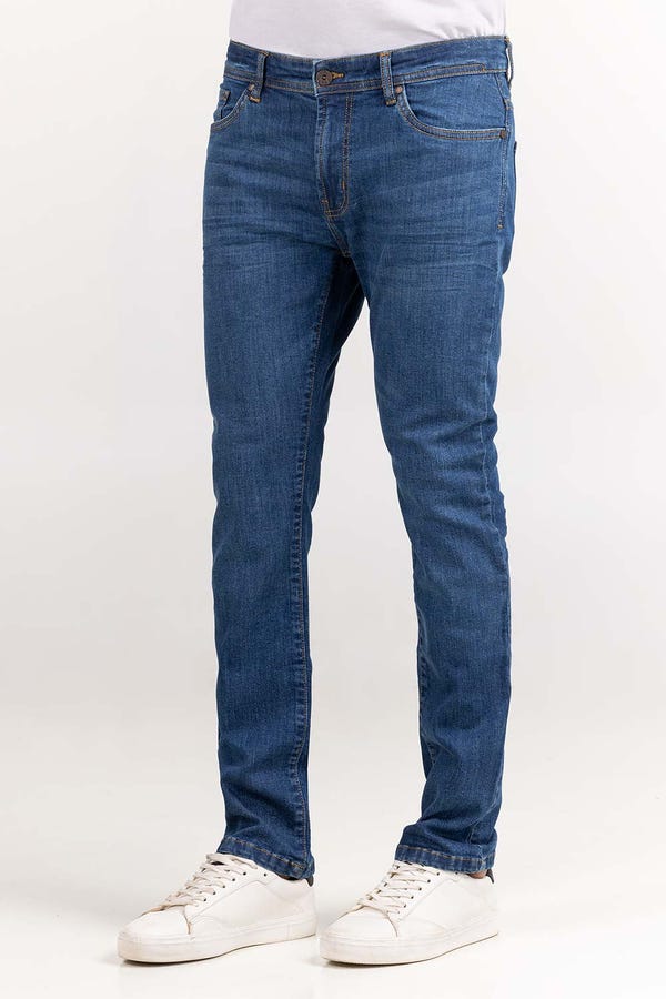 UAE -Med Blue Basic Jeans TR-JNSP22-025