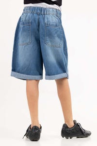 UAE -Med Wash Basic Toddler Boys Denim Shorts TBDB-2210003 B