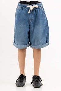 UAE -Med Wash Basic Toddler Boys Denim Shorts TBDB-2210003 B