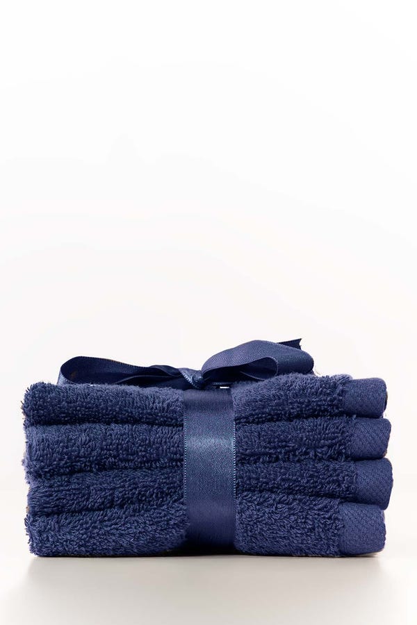 UAE -Midnight Combed Face Towel Set 4pc