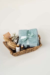 UAE -Mint Ice Combed 4 Pcs Towel Set