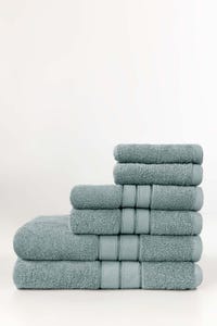 UAE -Mint Ice Combed 6 Pcs Towel Set