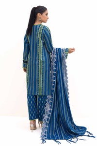 UAE -3 Piece Unstitched Embroidered Jacquard Suit MJ-42051