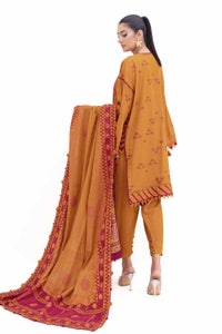 UAE -3 Piece Unstitched Jacquard Suit MJ-42054