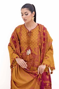 UAE -3 Piece Unstitched Jacquard Suit MJ-42054