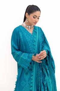 UAE -3 Piece Unstitched Jacquard Suit MJ-42056