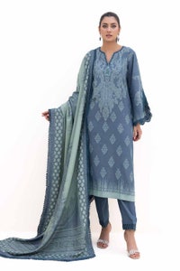 UAE -3 Piece Unstitched Jacquard Suit MJ-42059