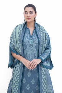 UAE -3 Piece Unstitched Jacquard Suit MJ-42059