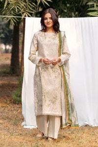 UAE -3 Piece Unstitched Printed Lawn Suit CL-52428