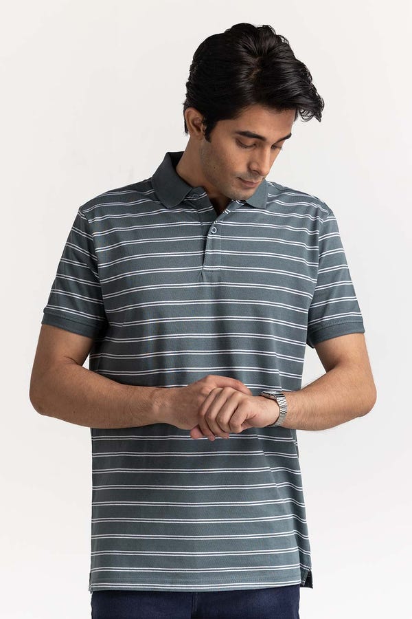 UAE -Multi Color Striped Polo PS-FSHN24-085