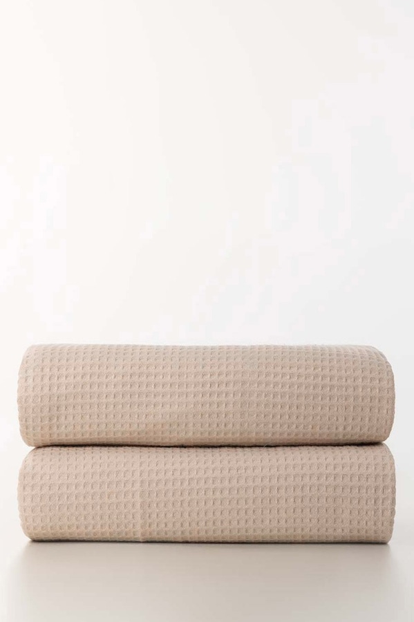UAE -Mushroom Waffle Bed Throw