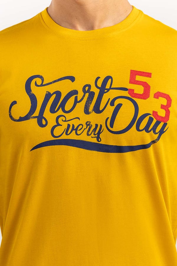 UAE -Mustard Fashion Tees TS-FSJ22-038