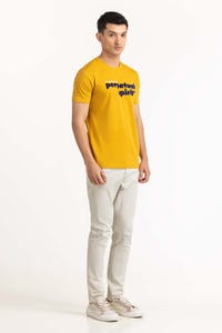 UAE -Mustard Grapic Tee TS-CNSJ23-263