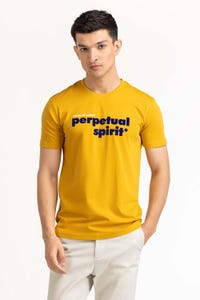 UAE -Mustard Grapic Tee TS-CNSJ23-263