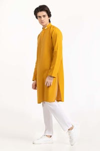 UAE -Mustard Styling Kurta KR-STY23-007