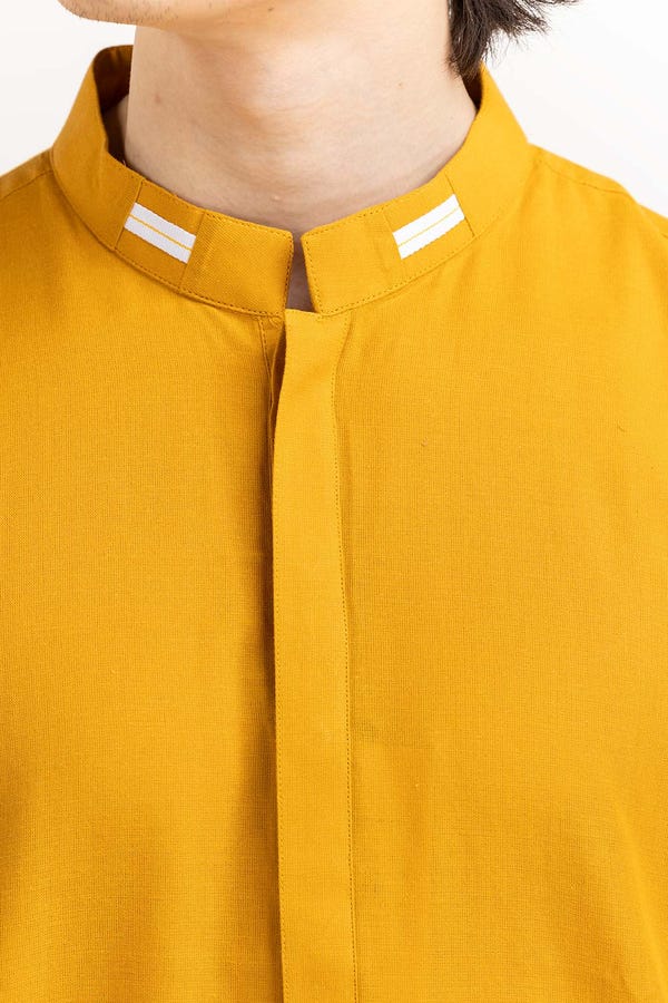 UAE -Mustard Styling Kurta KR-STY23-007