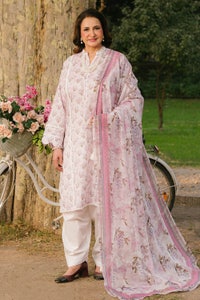 UAE -3 Piece Unstitched Printed Lawn Suit with Printed Chiffon Dupatta BM-52031