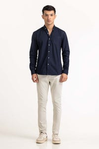 UAE -Navy Basic Casual Shirt 224-117-041