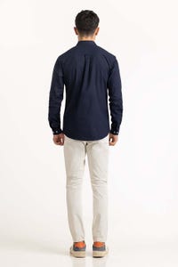UAE -Navy Basic Casual Shirt 224-117-041