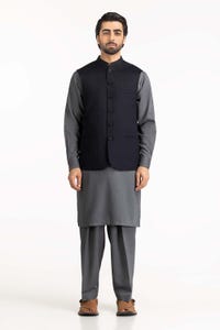 UAE -Navy Blue Basic Waist Coat WC-PD22-032