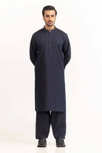 UAE -Navy Blue Embroidered Suit SK-E24-013