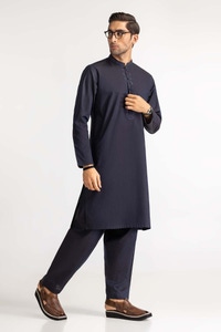 UAE -Navy Blue Embroidered Suit SK-E24-013