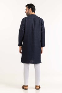 UAE -Navy Blue Styling Kurta KR-STY23-001