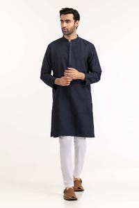 UAE -Navy Blue Styling Kurta KR-STY23-001
