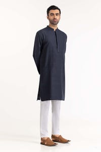 UAE -Navy Blue Styling Kurta KR-STY23-001